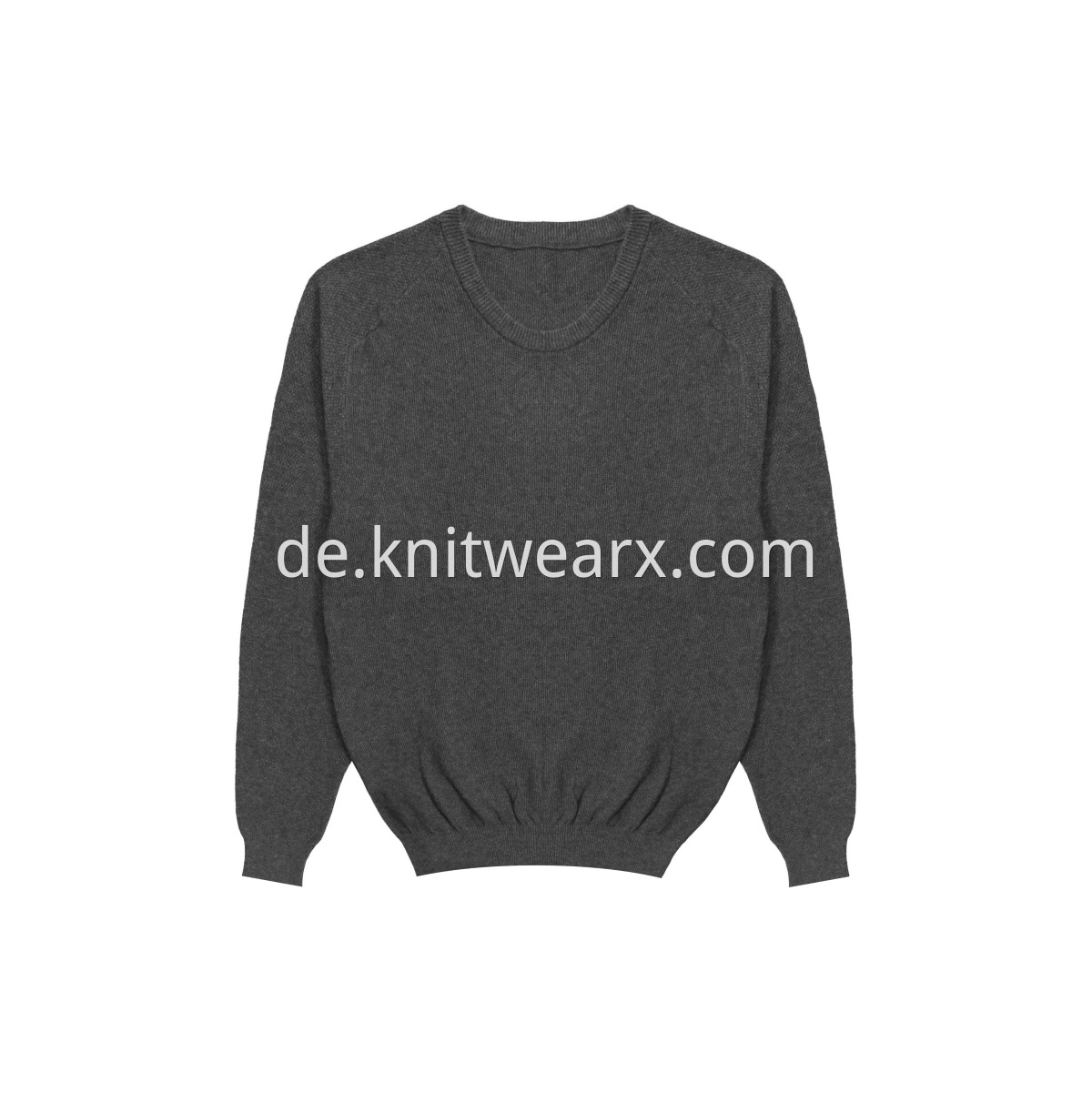 Men's Knitted 100% Cotton Crewneck Pullover